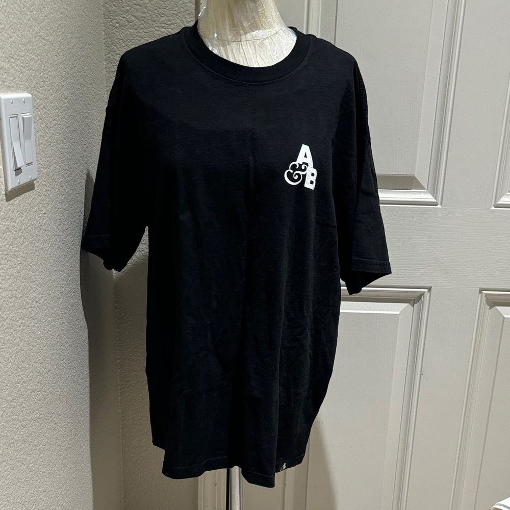 A&B Black Short Sleeve Men's Tee